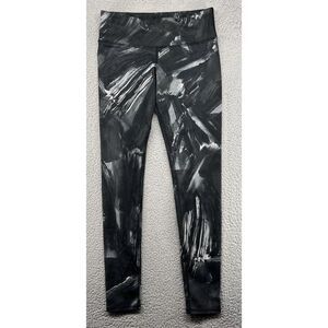Alo Yoga High Rise Black Marble‎ Paint Leggings Pants Size Small S